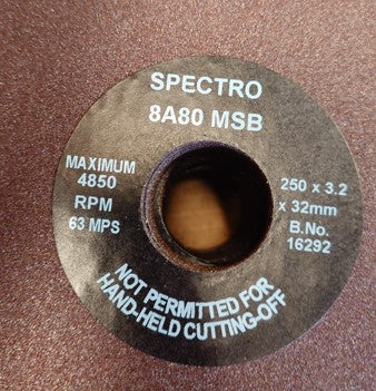 Clearance wheels 250 x 3.2 x 32mm arbor (25 pack)
