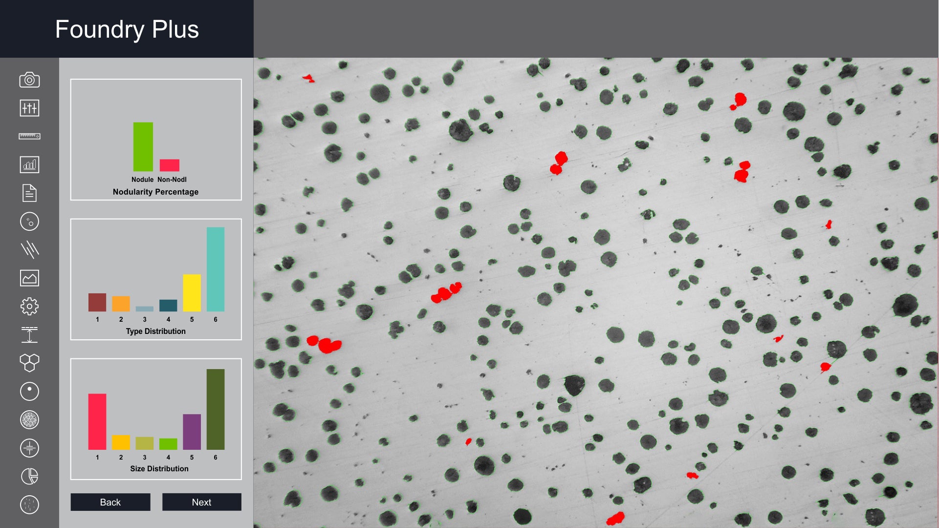 Cast Iron Microstructure analysis Software - Foundry Plus