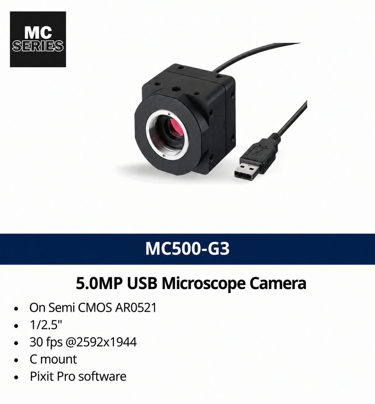 MC500 -G3 5.0MP USB Microscope Camera