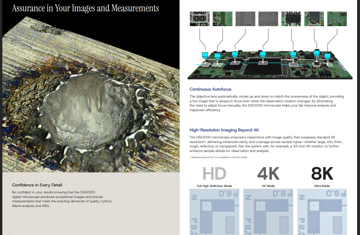 Olympus DSX2000 Digital Microscope