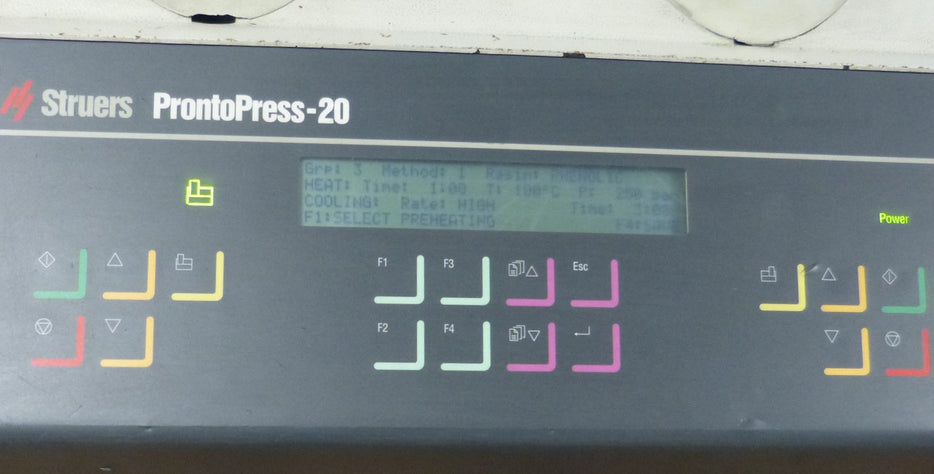 Struers Prontopress 2 twin mounting press