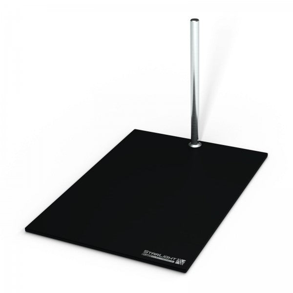 Stand plate with tripod rod, 100mm