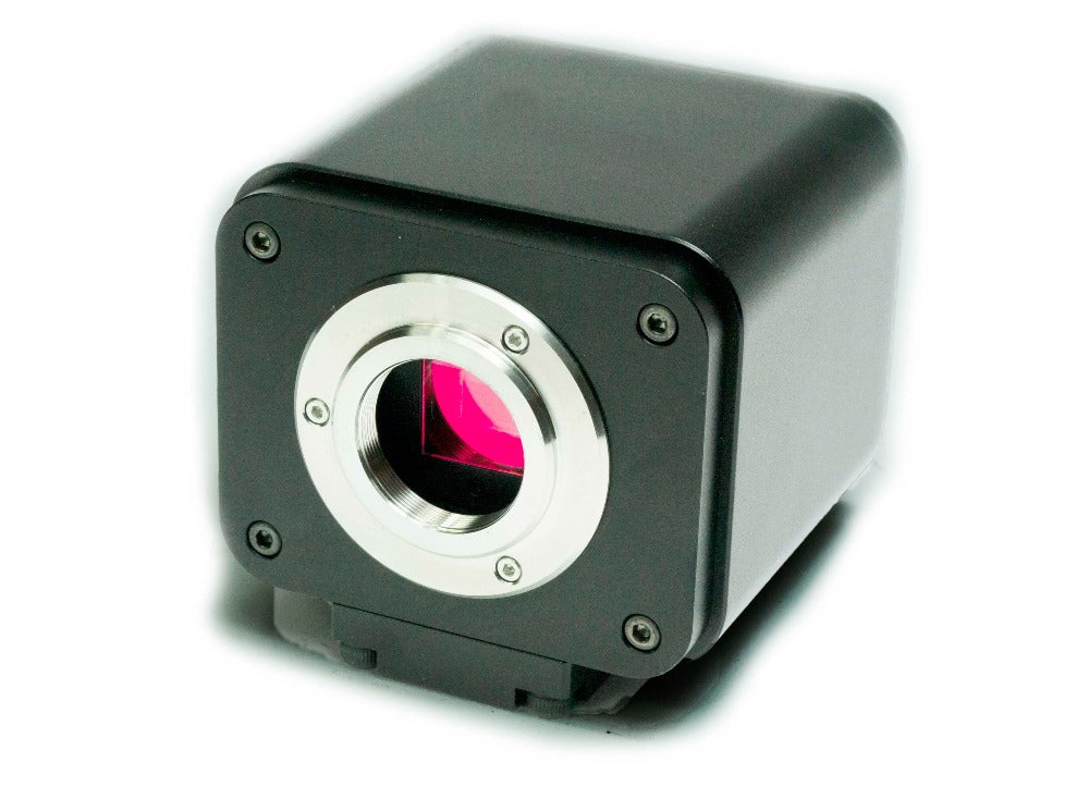 High performance microscope camera system with smart technology and 4K performance.