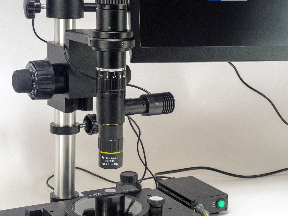 Metallurgical Apo Lens LWD Digital Zoom Video microscope