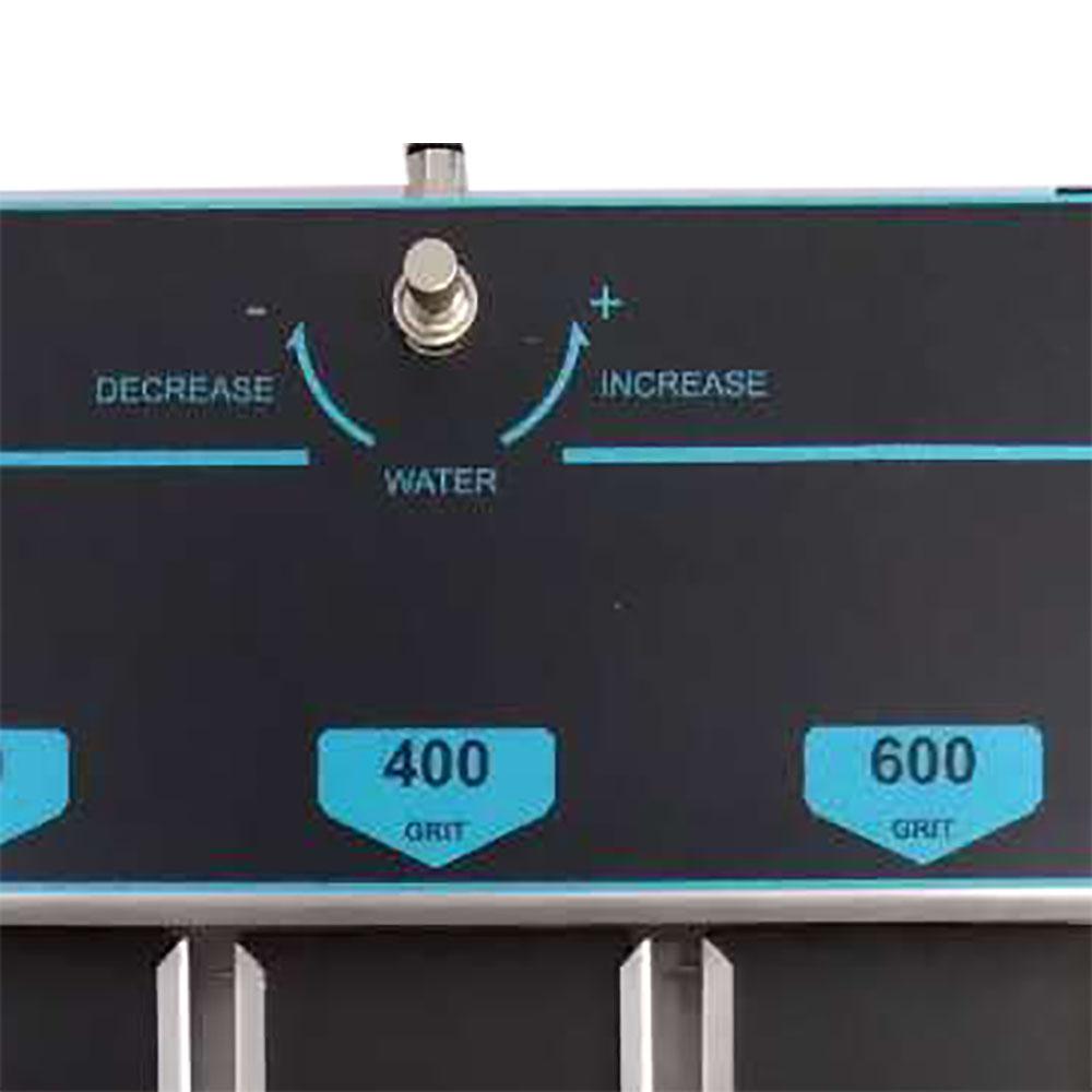 Water flow for metallurgical grinder