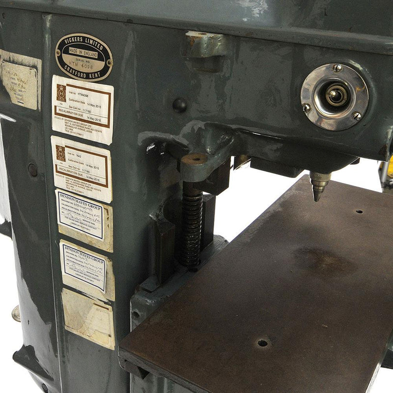 Vickers Hardness Tester - Armstrong Pedestal