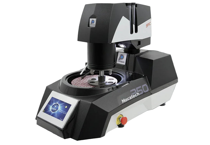 Presi Mecatech 250 SPC single automatic grinder/polisher
