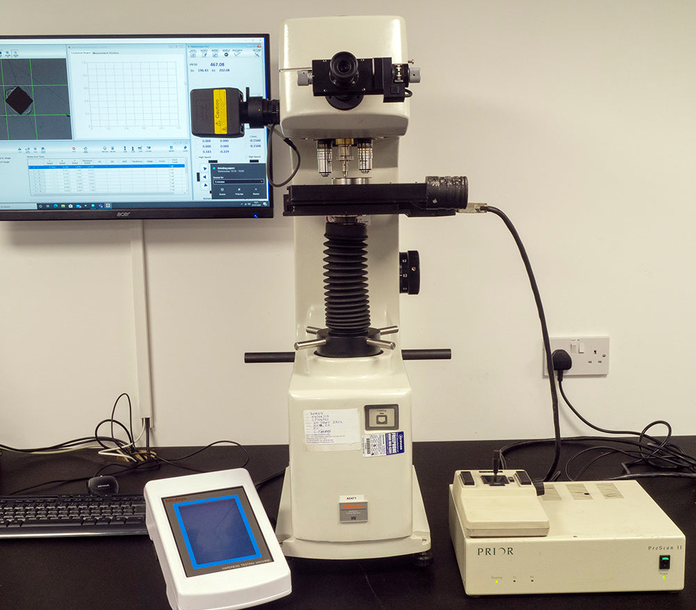 Hardness Testing Microscope Hardness testers USED – Spectrographic Ltd