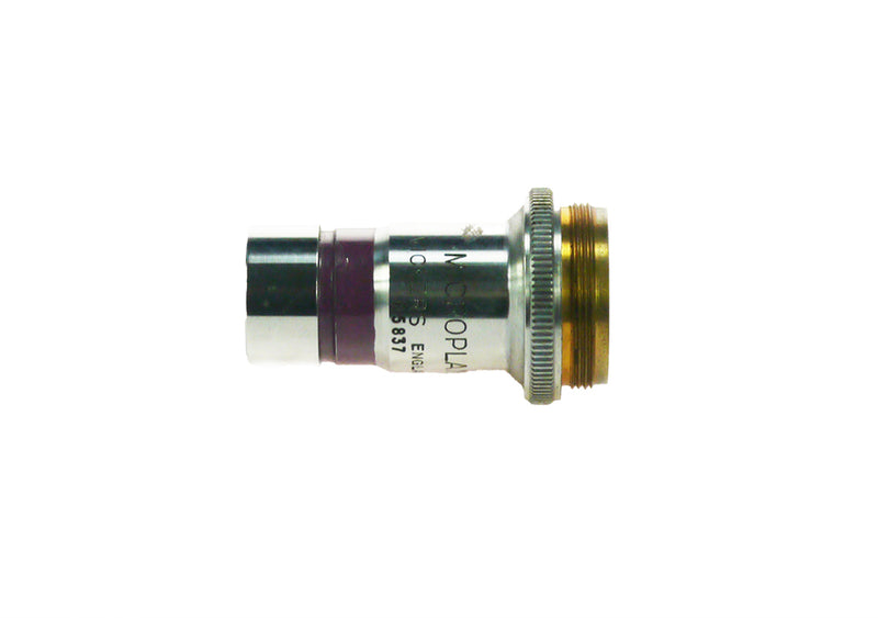 Microplan Sticker Vickers Microplan 4/0.12 objective lens – Spectrographic Ltd