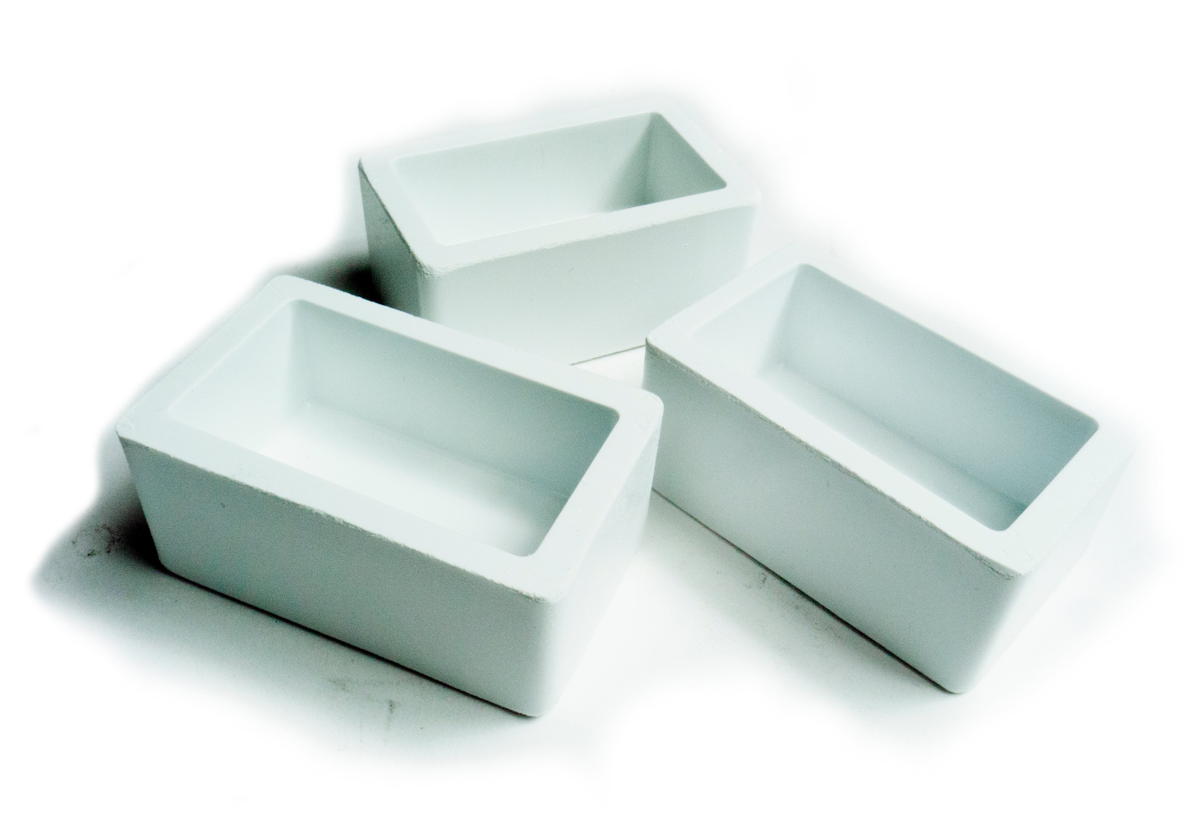 Rectangular Embedding Rubber Moulds 25mm Depth – Spectrographic Ltd